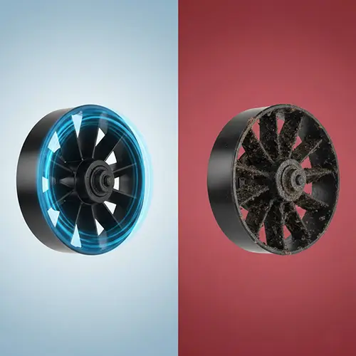 نظافت پروانه موتور هود